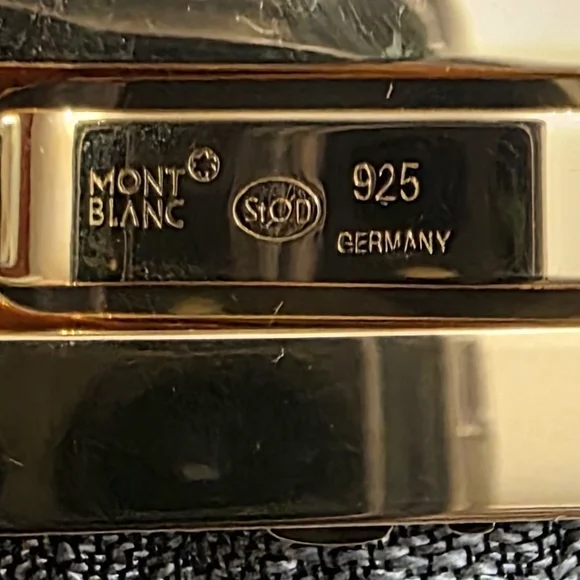 Montblanc Gold Vermeil/ 925 Silver Money Clip. Made In Germany (NWT) - Picture 12 of 17